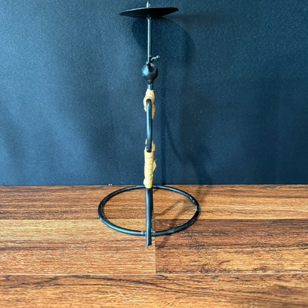 Metal Dancing Woman Candle Holder